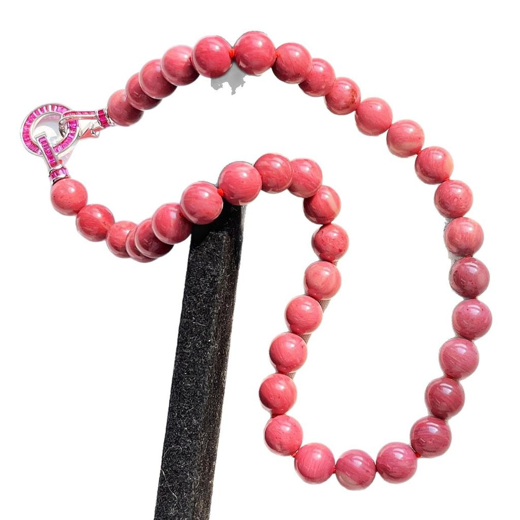 10Mm7A High Quality Natural Mahogany Pattern Necklace Collarbone Chain