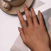 925 Sterling Silver Vintage Rose Rings for Women Chic Female Finger Ring Daily Wear Party Statement Accessory Jewelry