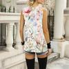 Women's V-neck Fashion Casual Floral Print Summer Vest Top