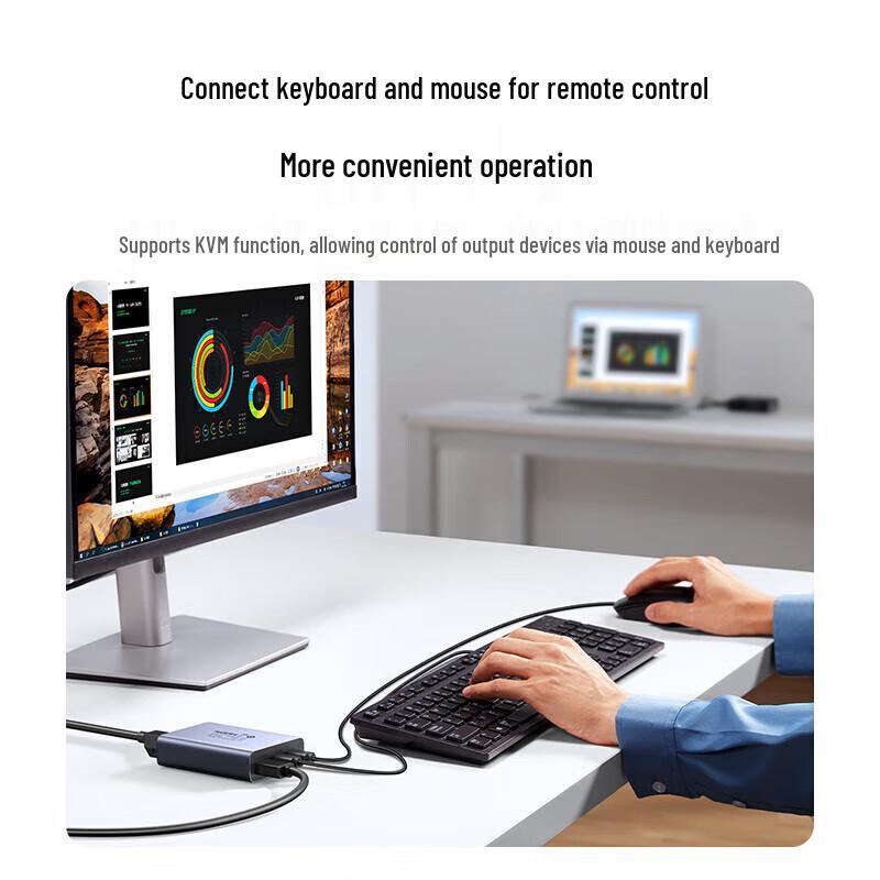 Ugreen 150m HDMI KVM Extender over Single Ethernet Cable