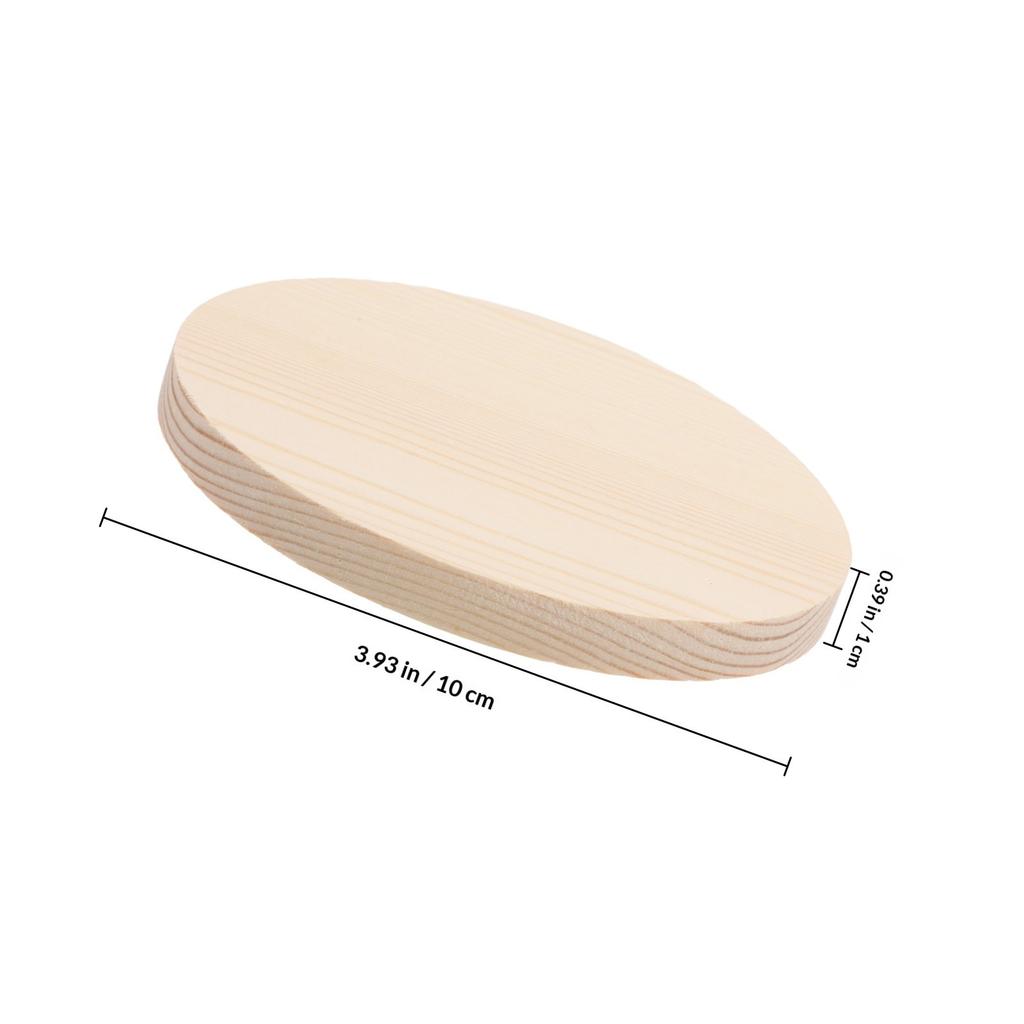10PCS Wood Slices Unpainted Round Smooth DIY Crafts Building Hand Painting Ornaments Decorations Holiday Wedding Christmas