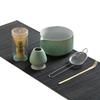 4/5PCS Japanese Matcha Blender Set Ceramic Chawan Bowl Bamboo Whisk and Tea Scoop Matcha Tools Kit for Tea Lovers