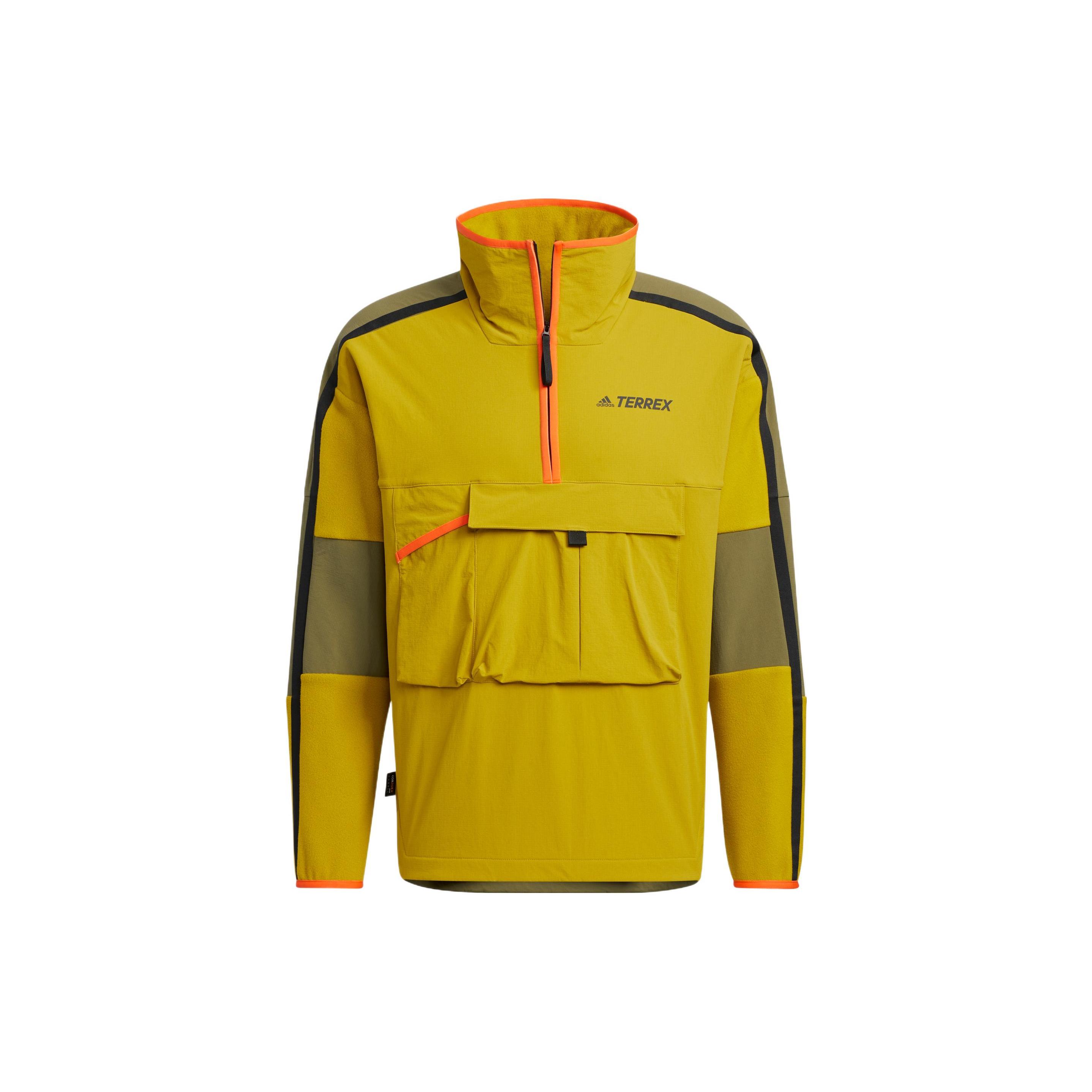 Тренчи Adidas Neo Унисекс Оливково-зеленый Стойка Умеренный HN2036 A/L