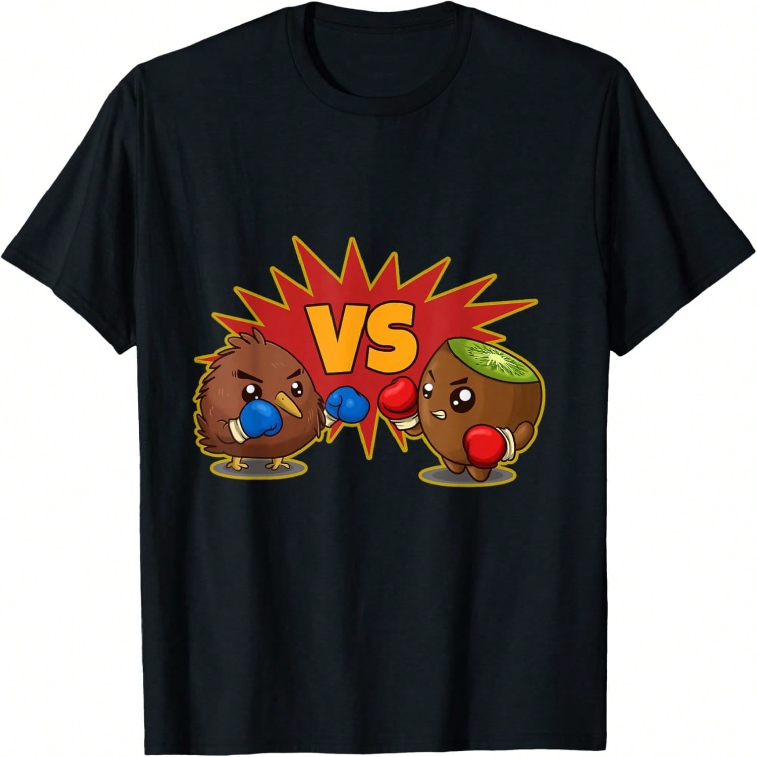 Kiwi Bird Is Divided Like A Kiwi Fruit T-Shirt S