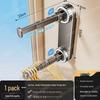 No-Drill Telescopic Wall-Mounted Clothes Drying Rack for Home Balcony