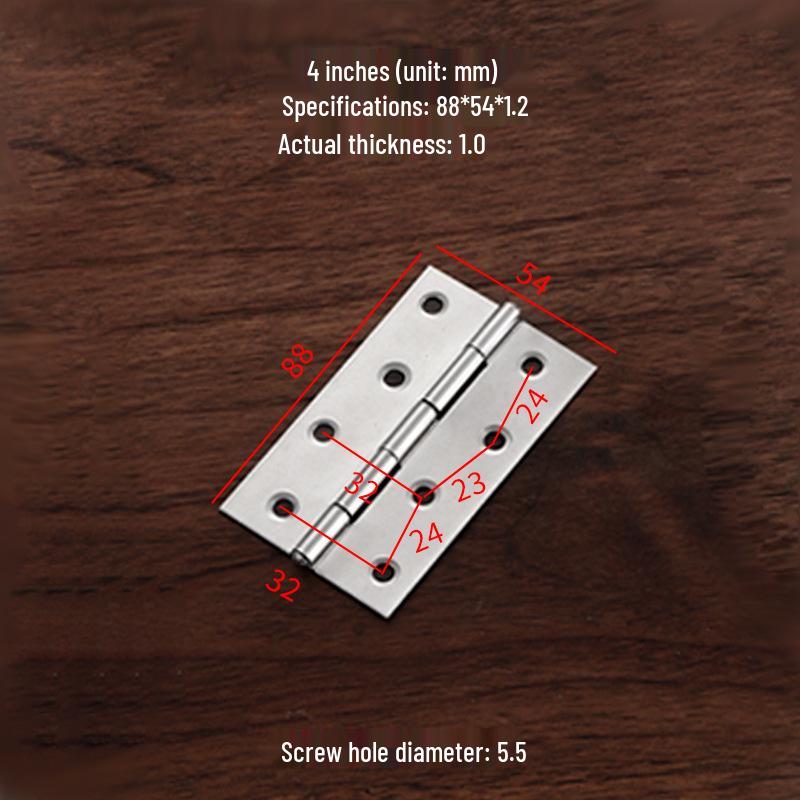 Mini-Scharniere aus Edelstahl für Koffer, Geschenkboxen, Holztüren und Schränke