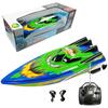 RC Boat Remote Control Racing Boats for Pools and Lakes Mini Speed Boat Toys Outdoor Adventure Electric Boat Toys for Kids