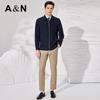 Antonio Men's Business Worsted Wool Lapel Jacket