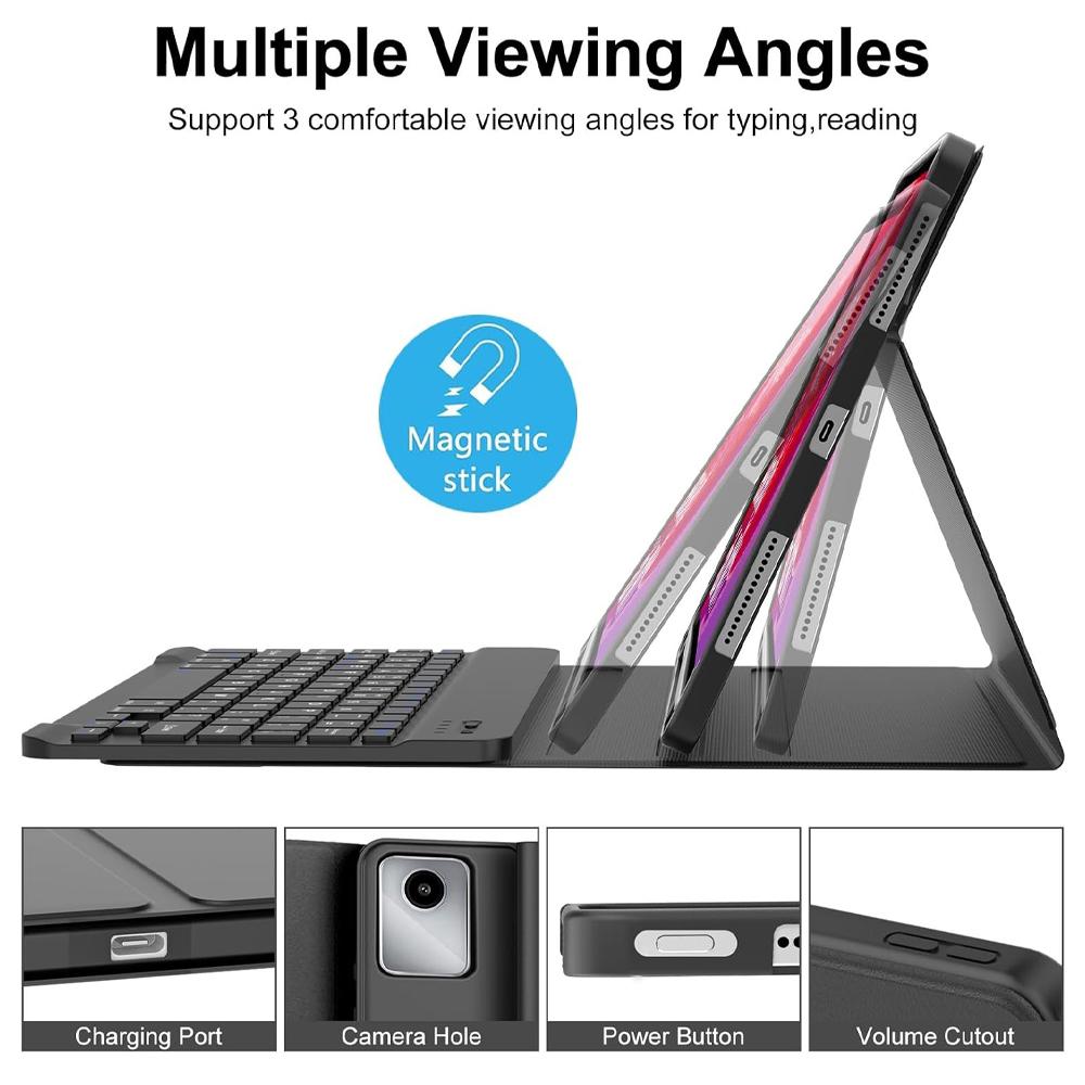 Case for Tab M11 11inch,Bluetooth Keyboard cover for Xiaoxin Pad 11 in /,for Idea Tab 11 Smart Stand Cover