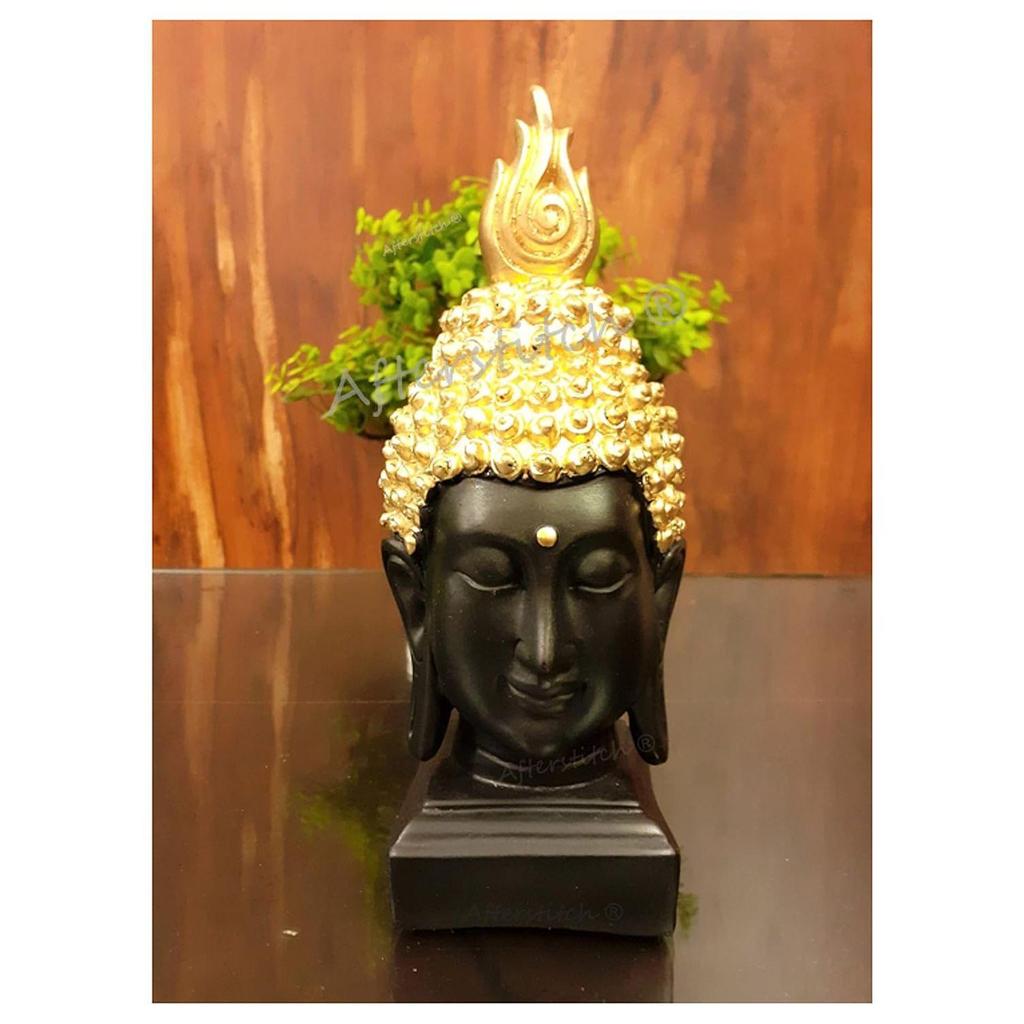 Gautam Buddha Face Statue for Home Decor Big Size Showpiece Gift (Design 5 Buddha Face)