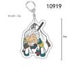 Acrylic Key Chain for One Piece Monkey D. Luffy Franky Trafalgar Law Bepo Nico Robin Acrylic Key Buckle Anime Peripheral Pendant