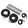 Door Seal Window Run Channel Sweep Felt Rubber Weatherstrip Kit 15569072 Replacement for C10 C20 C30 K10 K20 K30 R1500