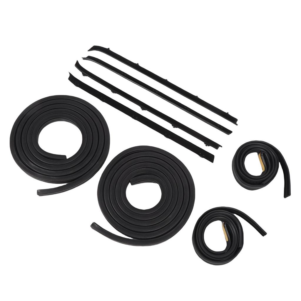 Door Seal Window Run Channel Sweep Felt Rubber Weatherstrip Kit 15569072 Replacement for C10 C20 C30 K10 K20 K30 R1500