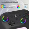 Wireless Controller Oled for Switch  Gamepad Bluetooth Controller with LED, Vibrating Ant 6-Axis Gyroscope - Black