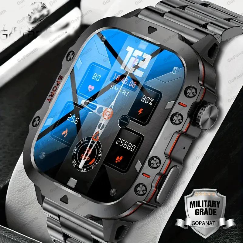 3ATM Outdoor Multi-Sport Smartwatch with Bluetooth Calling and Long Standby.