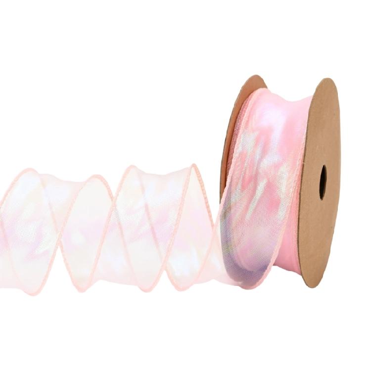Sheer Organza Ribbon 40mmx9Meters Sheer Ribbon Decorative Ribbon for Craft Wrapping Bouquets Wedding Making Bows Wreath