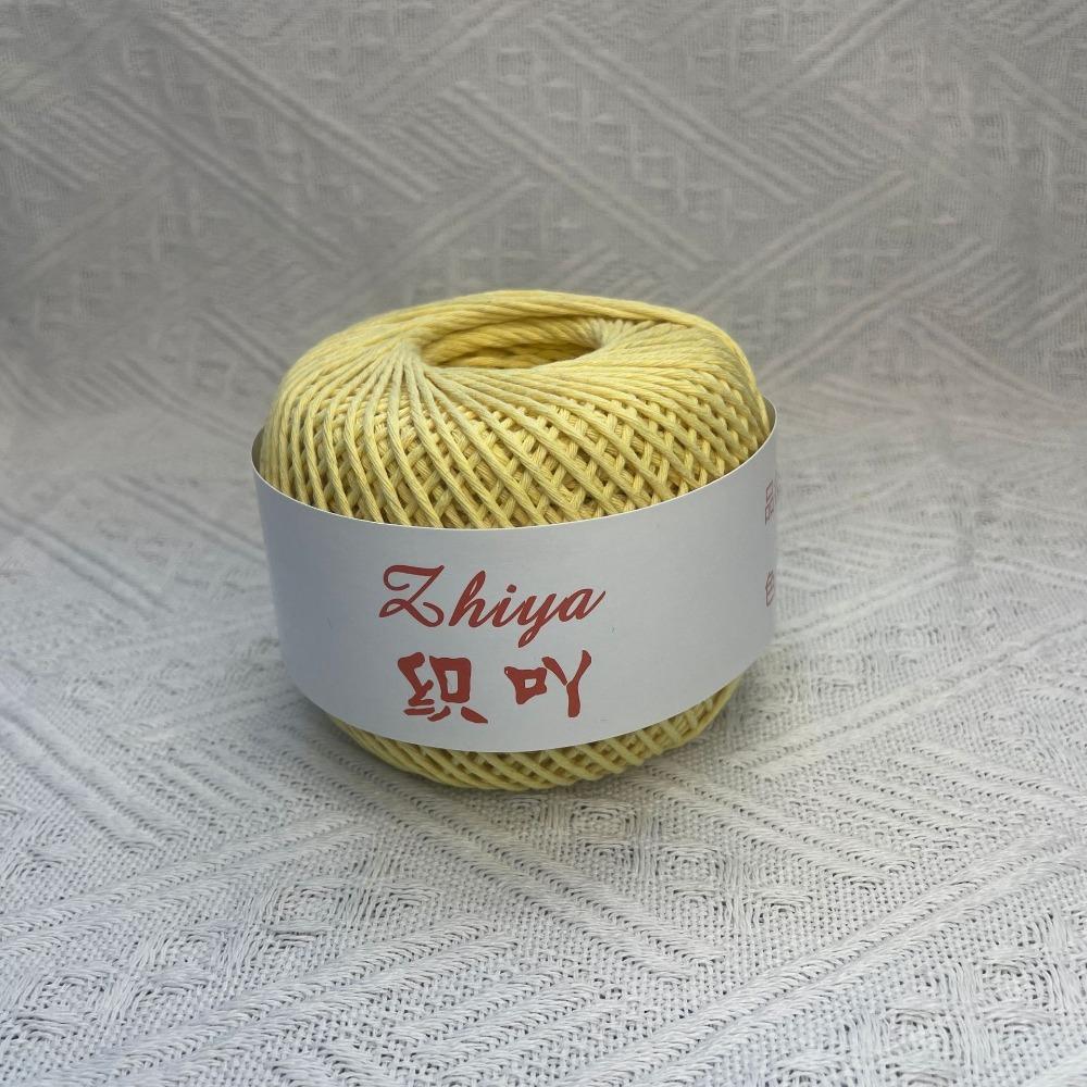 

High Quality 8*8**8cm Crocheted Yarn 1mm Thickness Soft Texture Cotton Linen Yarn Durable Craft Yarn Coasters Craft жёлтый