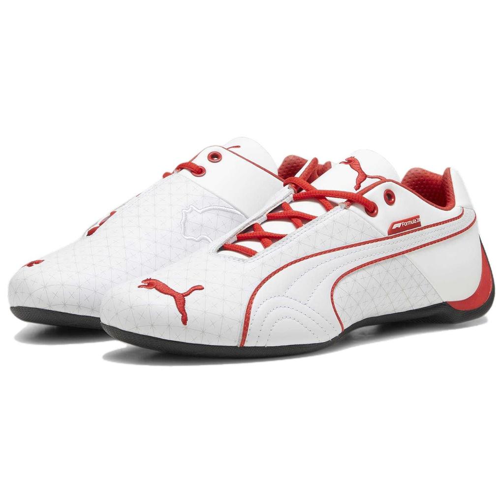 Puma Formula 1 X Future Cat White Pop Red Unisex Sneakers 308280-02