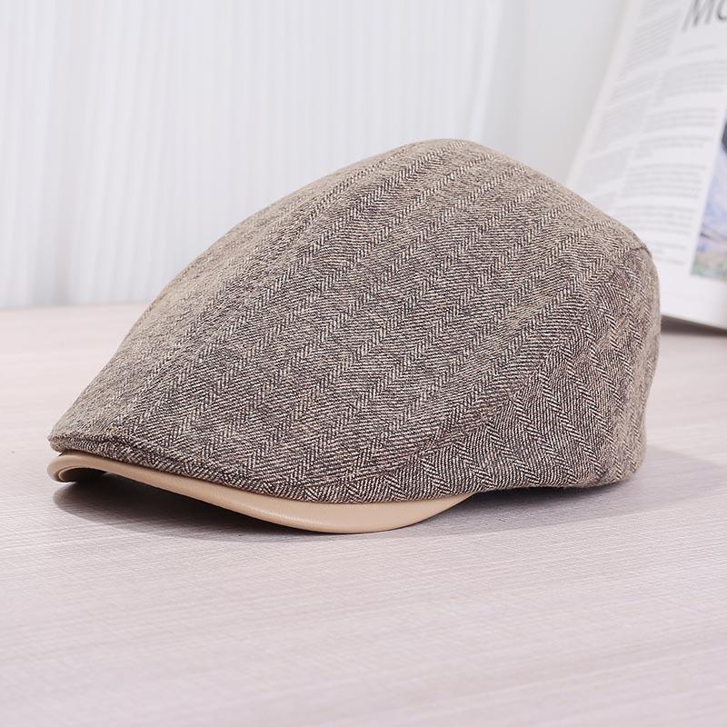 Anti-beret children autumn and winter new cap retro forward hat men's British style newsboy hat hipster