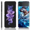 Tian Guan Ci Fu Funda Phone for Samsung Z Flip 7 6 Galaxy Z Flip 5 3 4 5G Case Black Hard PC Shell Protective Cover