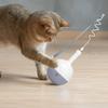 Cat Puzzle Feeder Interactive Cat Feed Trainer Electric Teaser Toy For Training Eating Boredom Relief Indoor Outdoor Kitten