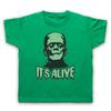 FRANKENSTEIN MONSTER IT'S ALIVE UNOFFICIAL HORROR ICON KIDS CHILDS T-shirt