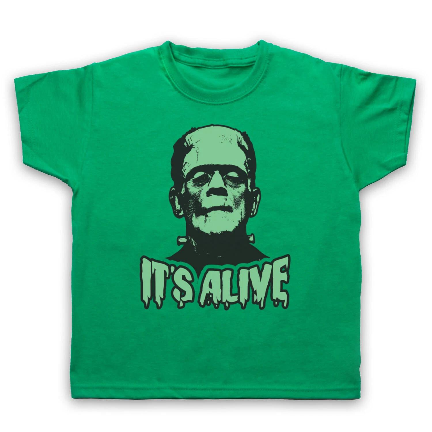 FRANKENSTEIN MONSTER IT S ALIVE UNOFFICIAL HORROR ICON KIDS CHILDS T-shirt 150