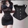 European Palace Style Short Steel Bone Corset Shaping Waist Cincher Tummy Control Shapewear