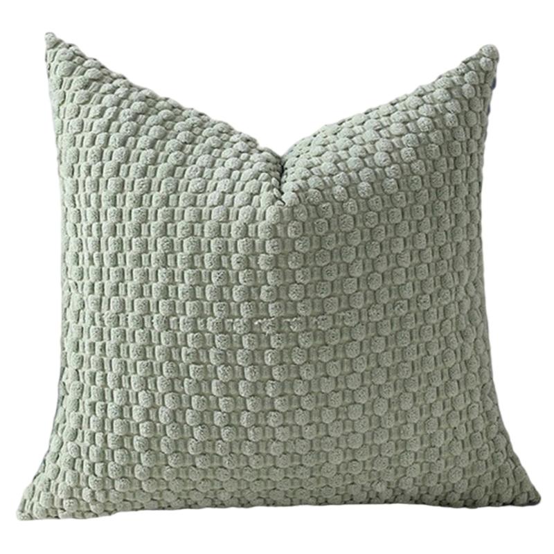 Corduroy Bubble Pillow Cushion For Home Office Sofa Bed Soft Comfortable Support Neck Back Rest