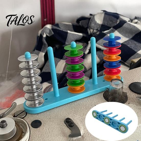 Magnetic Sewing Tool Bobbin Holder, Thread Organizer, 3 4 5 Organizer Poles Stand, Machine Accessory for Organizing Bobbins Rack