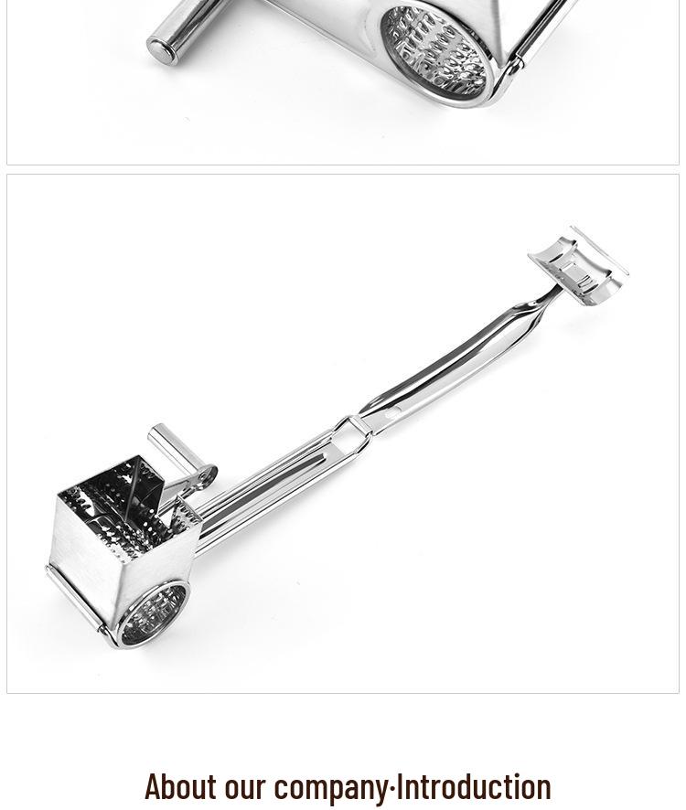 Stainless Steel Hand-Crank Rotary Cheese Grater