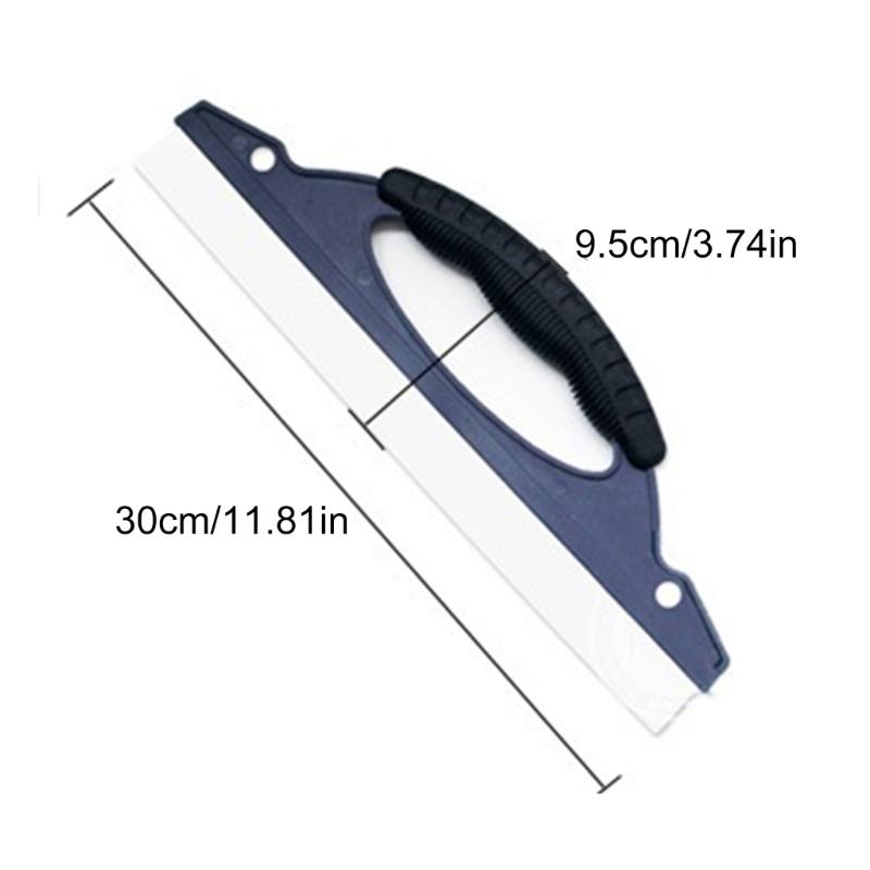 Soft Silicone Car Window Hand Squeegee Nonscratch Auto Glass Water Wiper Drying Scraping Cleaner Scraper Tool