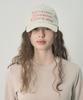 Mihebeu Miracle Happen Everyday Ball Cap Ivory Pink