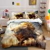 Golden Bull Statue Decor Set Multiple Sizes Kid'S And Adults' Bedroom Exquisite 3Pc Bedding Set, Gift