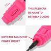 Portable Nail Sander Set High-Speed Nail Polishing Tool Handheld Tool Nail Removal Tool  Nail Salon