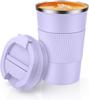 Travel Coffee Mug 12oz: Insulated Travel Mug with Leakproof Lid, Reusable Coffee Cups with Seal Lid, Vacuum Stainless Steel Coffee Tumbler To Go for
