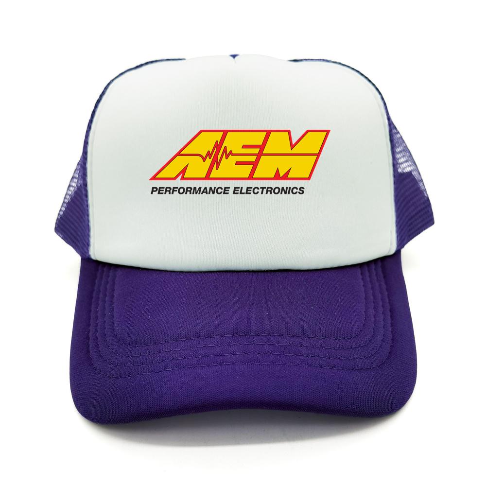 Aem Performance Electronics Trucker Cap Men Aem Hat Baseball Cap Unisex Outdoor Mesh Net Caps MZ-619