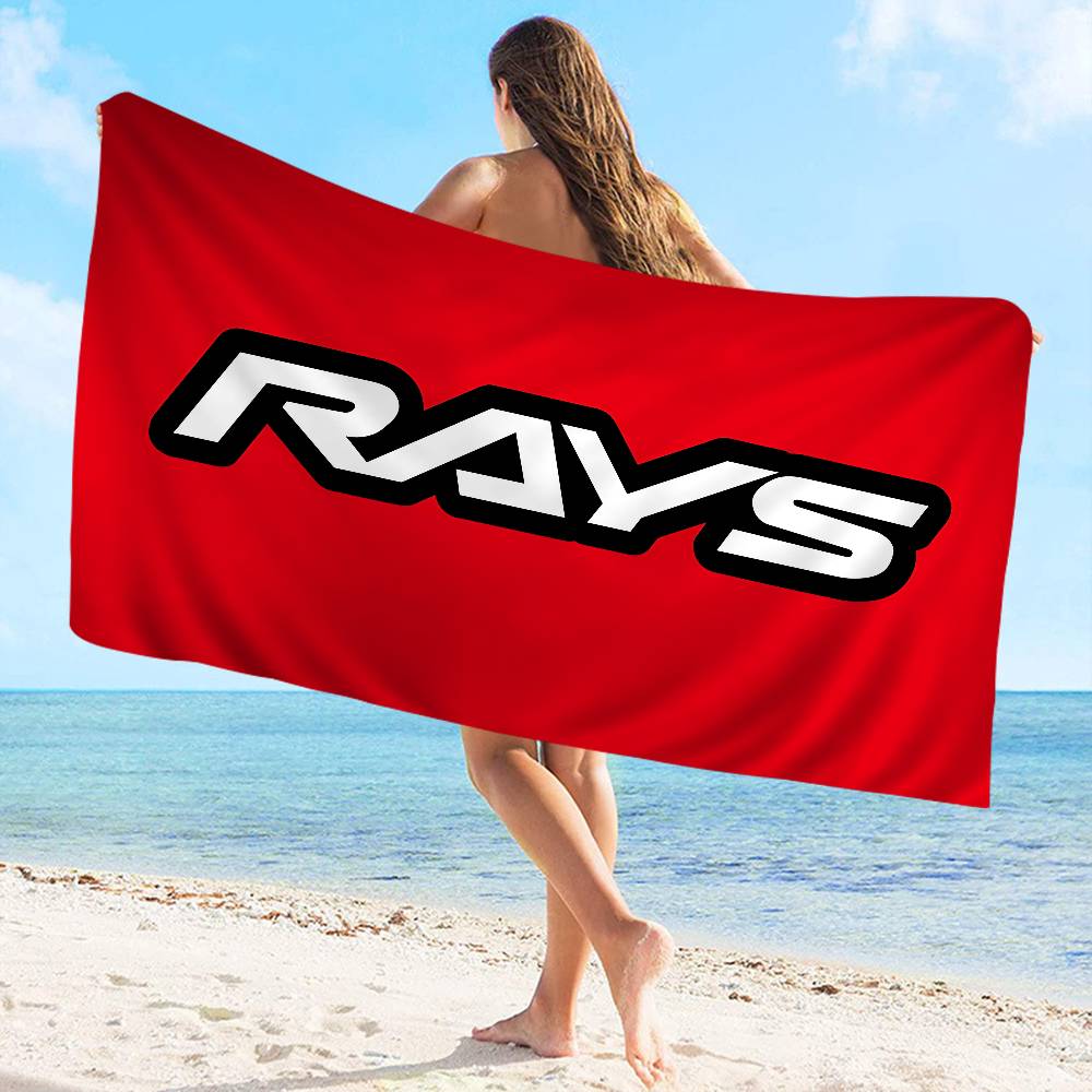 

RAYS Wheels Anime Beach Swimming Towel Soft Absorbent Washcloth Children s Gifts For Kids Travel Camping Gym W30*H60(CM)