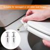 Toilet Lid Fixing Screw Replacement Fitting Kit with Nut Cover for WC Pan Bathroom Hardware Toilet Cover Screws Accessories 4PCS