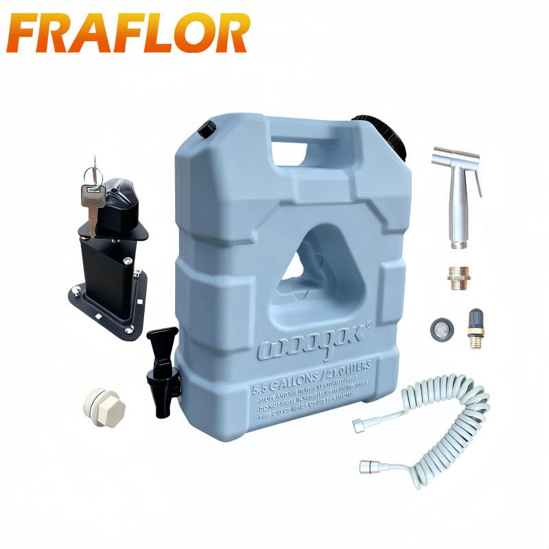 20 Liter 21L Lebensmittelgeeigneter LLDPE Frischwassertank für LKW Anhänger Wohnmobil Auto Camping Trinkwasserbehälter Wasserspeicherbox