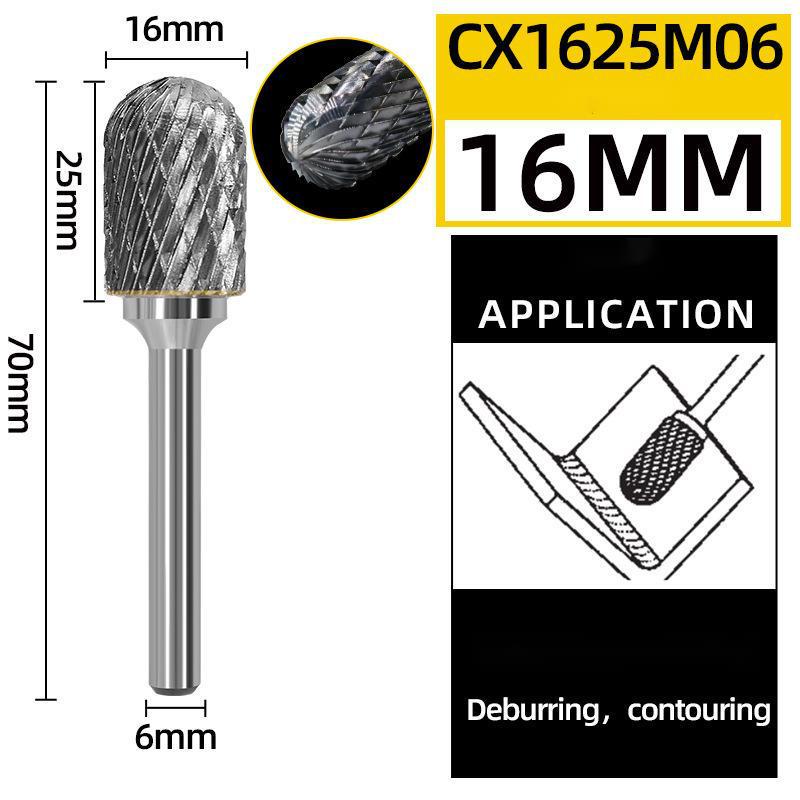 C-Type CX-Type Carbide Rotary Burr: Single/Double Cut Drill Bit for Engraving & Milling
