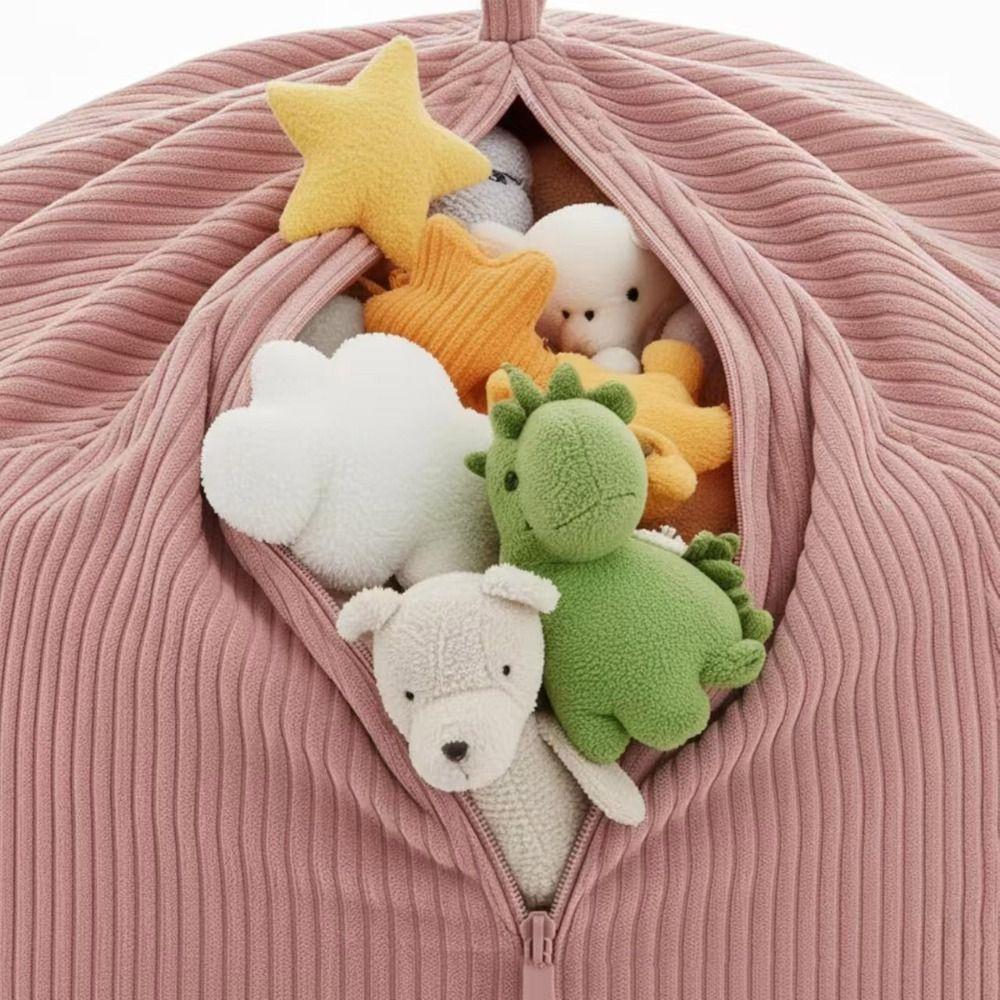Corduroy Beanbag Slipcover Washable Cover Lazy Sofa Cover Soft Sofa Chair Cover Indoor Use