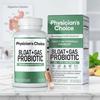 Physician's Choice Bloat + Gas Probiotic – Daily 5-in-1 Pre, Pro & Postbiotic Formula for Digestive Relief