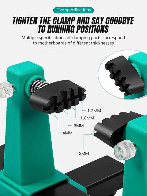 Verstellbarer Motherboard-Halter 360° Drehung Lötständer Werkzeug für Leiterplattenreparatur Montageklemme Vorrichtung