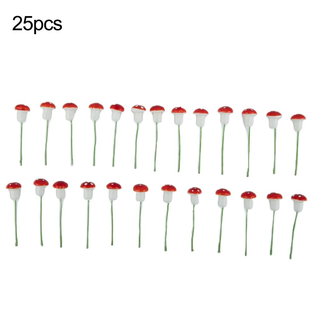 

High Quality Brand New Mushroom Statue Lawn Parts Replacement Spare Parts Tool Yard 25/100x Accessories Crafts