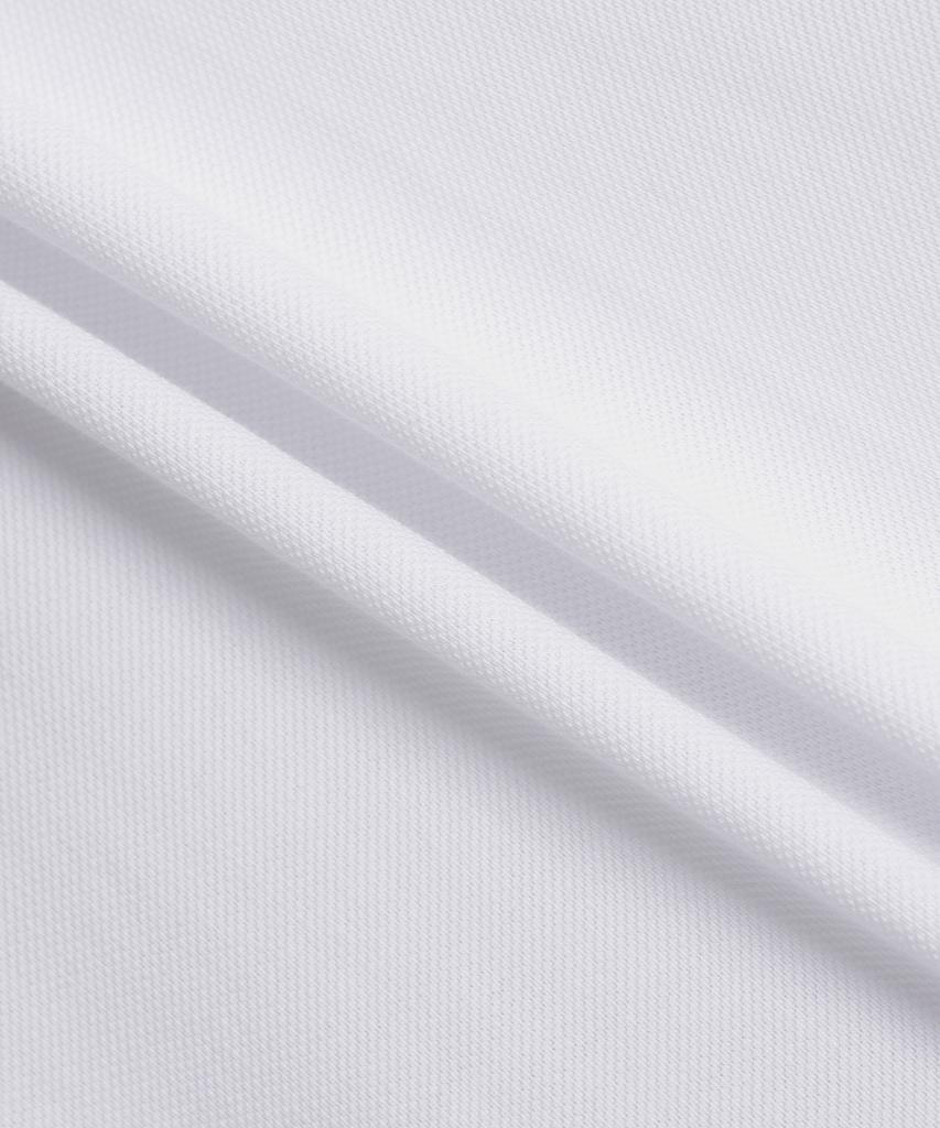 BROOKS BROTHERS Slim Fit Tennis V-Neck Short Sleeve Polo (White) (Bbntmf9081Afm)