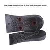 New Three-layer Half-pad Invisible Interior with Adjustable Inner Height-increasing Insoles , Non-slip and Shock-absorbing Sports Insoles