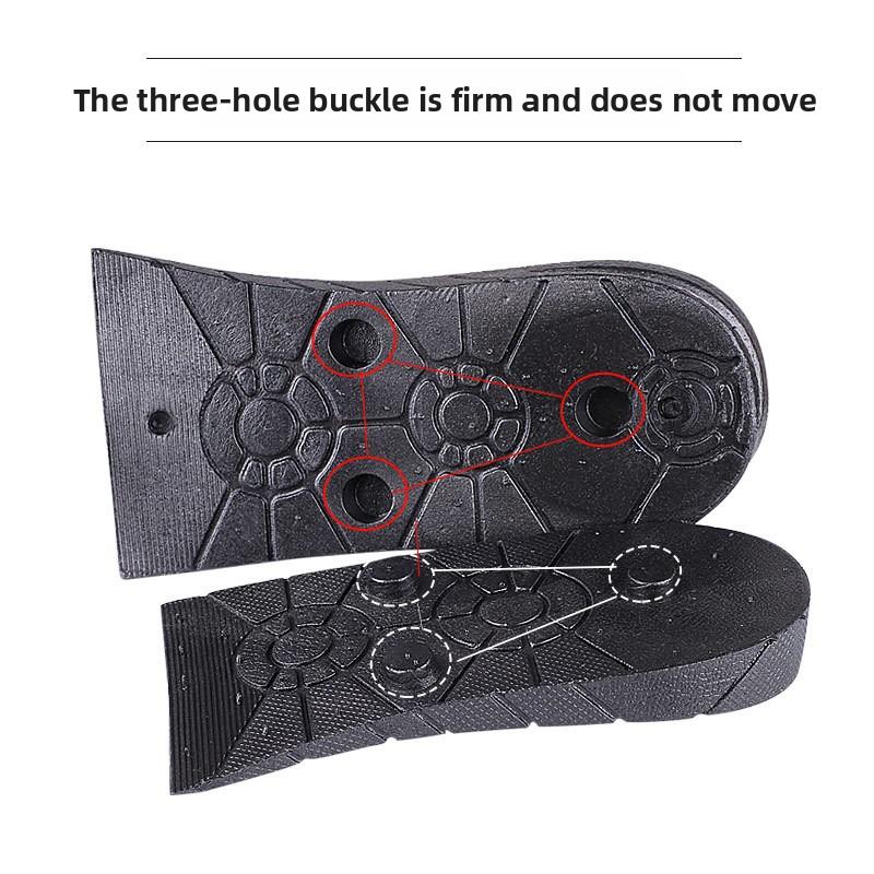New Three-layer Half-pad Invisible Interior with Adjustable Inner Height-increasing Insoles , Non-slip and Shock-absorbing Sports Insoles