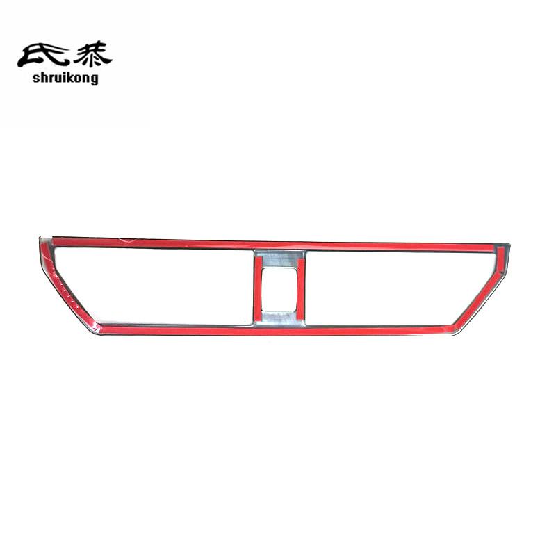 For 2019 Volkswagen VW JETTA 7 MK7 1PC Stainless Steel Central Control Air Conditioning Outlet Decoration Cover