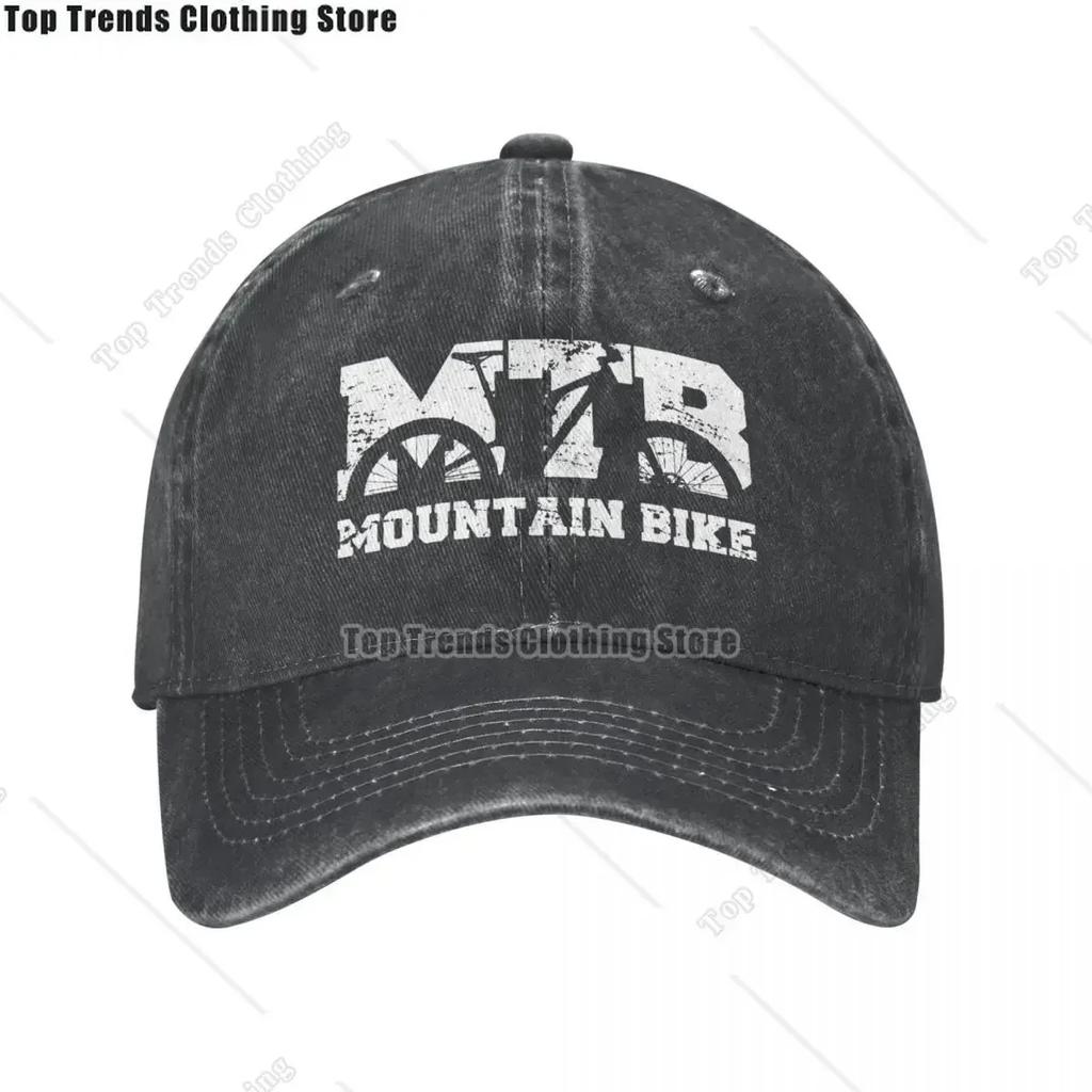 Mountain Bike Vintage MTB Summer Autumn Cap For Unisex Women Ponytail Baseball Cap Hip Hop Hats Denim Outdoor Casquette
